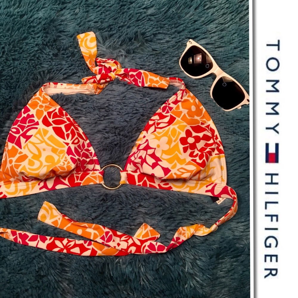 TOMMY HILFIGER Swim wear Bikini Top Floral 10